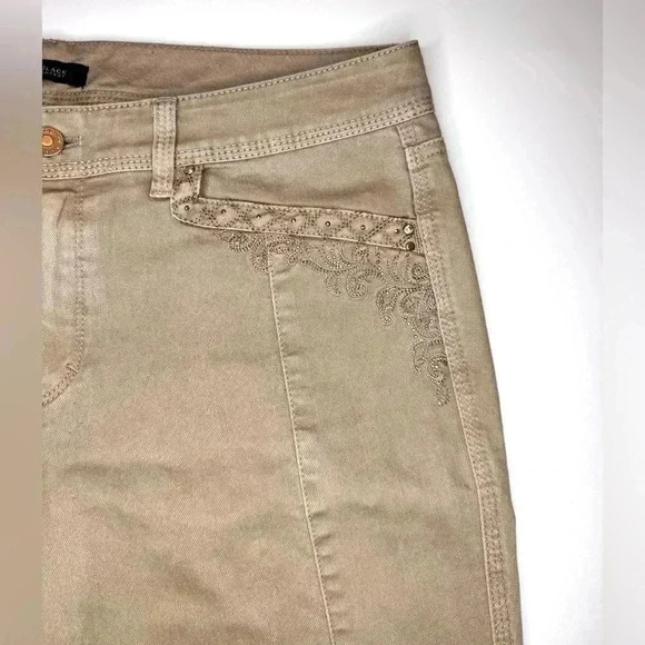 WHBM White House Black Market Women’s Blanc Slim Leg Jeans Size- 10 Regular - Picture 6 of 9